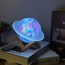 Load image into Gallery viewer, Galaxy Saturn Bluetooth Speaker with Night Light
