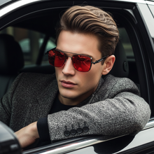 Load image into Gallery viewer, Retro Steampunk Metal Frame Sunglasses for Men
