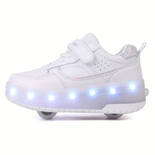 Load image into Gallery viewer, GlowRiders Roller Sneakers with LED Lights for Kids
