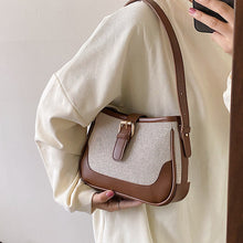 Load image into Gallery viewer, Square Shoulder Messenger Bag with Structured Design
