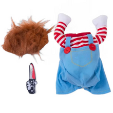 Load image into Gallery viewer, Chucky-Inspired Pet Costume for Dogs and Cats
