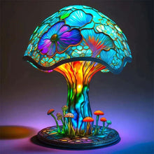 Load image into Gallery viewer, Enchanting Stained Glass Table Lamp - DreamGlow-Lotus flower-Nora Luxe
