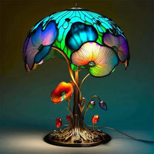 Load image into Gallery viewer, Enchanting Stained Glass Table Lamp - DreamGlow-Lotus leaf-Nora Luxe
