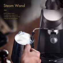 Load image into Gallery viewer, Compact Steam Espresso Machine with Built in Steam Wand and Removable Portafilter in Black Or Red
