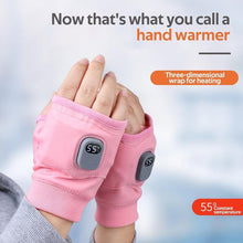 Load image into Gallery viewer, Heated Fingerless Gloves with Three Temperature Modes and Type C Charging
