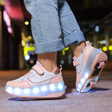 Load image into Gallery viewer, GlowRiders Roller Sneakers with LED Lights for Kids
