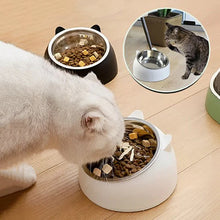 Load image into Gallery viewer, Elevated Cat Bowls, Anti-Slip and Tilted Design
