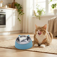 Load image into Gallery viewer, Elevated Cat Bowls, Anti-Slip and Tilted Design
