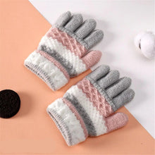 Load image into Gallery viewer, Kids Knitted Winter Gloves for Boys and Girls
