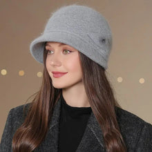 Load image into Gallery viewer, Fur Lined Winter Bucket Hat
