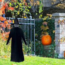 Load image into Gallery viewer, Light Up Witch Trio with Sound Activated Cackles and Ground Stakes for Halloween Yards
