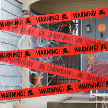Load image into Gallery viewer, Halloween Warning Tape 2 Piece Set for Haunted House and Party Decor
