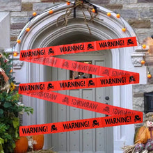 Load image into Gallery viewer, Halloween Warning Tape 2 Piece Set for Haunted House and Party Decor
