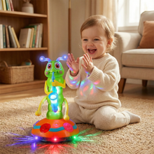 Load image into Gallery viewer, Spinning Saxophone Toy with Multicolor LED Lights and Rotating Music Player for Toddlers
