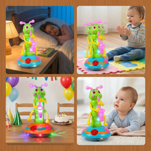 Load image into Gallery viewer, Spinning Saxophone Toy with Multicolor LED Lights and Rotating Music Player for Toddlers
