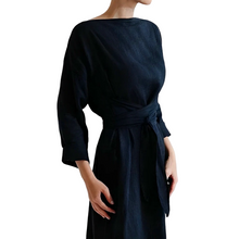 Load image into Gallery viewer, Linen Wrap Maxi Dress
