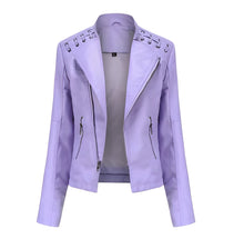 Load image into Gallery viewer, Women's Lambskin Leather Jacket
