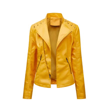 Load image into Gallery viewer, Women's Lambskin Leather Jacket
