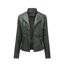 Load image into Gallery viewer, Women's Lambskin Leather Jacket
