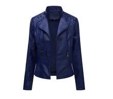 Load image into Gallery viewer, Women's Lambskin Leather Jacket
