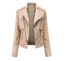 Load image into Gallery viewer, Women's Lambskin Leather Jacket
