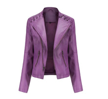 Load image into Gallery viewer, Women's Lambskin Leather Jacket
