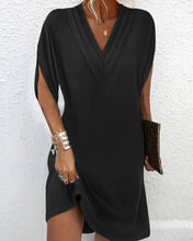 Load image into Gallery viewer, Elegant dress with plain split sleeves
