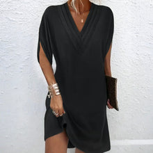 Load image into Gallery viewer, Elegant dress with plain split sleeves
