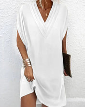 Load image into Gallery viewer, Elegant dress with plain split sleeves
