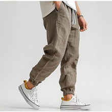Load image into Gallery viewer, Mens Linen Cargo Pants
