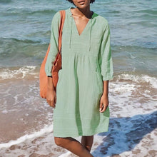 Load image into Gallery viewer, Loose Shirt Dress
