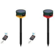 Load image into Gallery viewer, 360 Degree Solar Motion Repeller with LED Strobe and 13 Sound Patterns for Gardens and Farms
