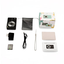 Load image into Gallery viewer, Retro Style Compact Digital Camera with 1080p Video, Built In Screen and One Button Capture in Three Colors
