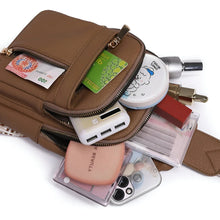 Load image into Gallery viewer, Water Resistant Crossbody Bag with Hidden Compartments and Adjustable Strap
