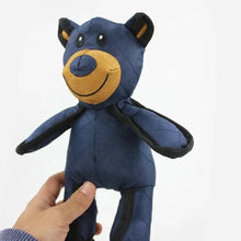 Load image into Gallery viewer, Bear Dog Toy with Built In Squeaker and Reinforced Nylon Rubber, Machine Washable
