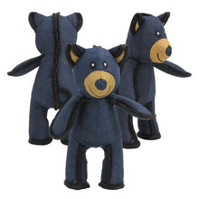 Load image into Gallery viewer, Bear Dog Toy with Built In Squeaker and Reinforced Nylon Rubber, Machine Washable
