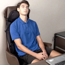 Load image into Gallery viewer, Vibration Massage Chair Pad with Heated Back Support and 8 Massage Modes

