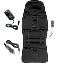 Load image into Gallery viewer, Vibration Massage Chair Pad with Heated Back Support and 8 Massage Modes

