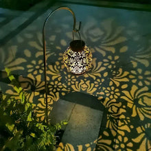 Load image into Gallery viewer, Solar LED Pendant Light with Remote Control and Auto On for Patios and Gazebos
