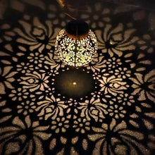 Load image into Gallery viewer, Solar LED Pendant Light with Remote Control and Auto On for Patios and Gazebos
