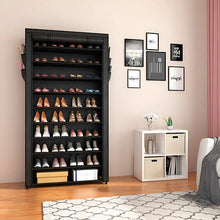 Load image into Gallery viewer, Tall Slim Shoe Rack That Holds Up to 30 Pairs with Tool Free Assembly and Non Slip Base

