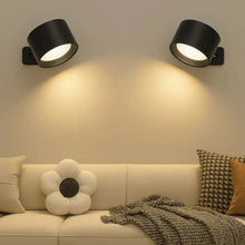 Load image into Gallery viewer, Magnetic LED Wall Lamp with 360° Rotation and Touch Control, 3 Color Temperatures
