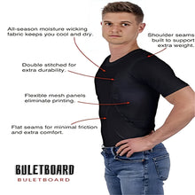 Load image into Gallery viewer, Compression Shirt with Dual Hidden Pockets and Moisture Wicking Fabric
