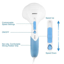 Load image into Gallery viewer, Handheld Massager with Dual Vibration Heads and Adjustable Speed Dial
