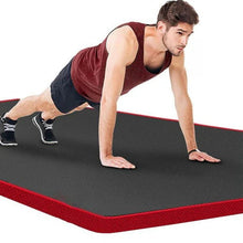 Load image into Gallery viewer, High Density Foam Exercise Mat with Textured Grip Surface for Floor Workouts
