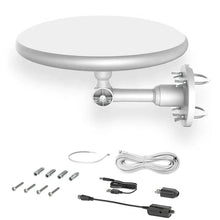 Load image into Gallery viewer, Outdoor Digital TV Antenna with 360 Degree Reception and 40 Foot Coaxial Cable
