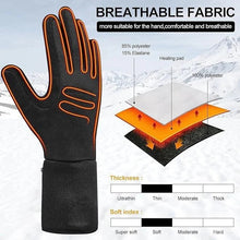 Load image into Gallery viewer, Heated Gloves with Touchscreen Fingertips and 6-Hour Battery, Far Infrared
