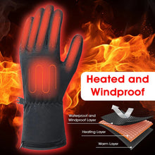 Load image into Gallery viewer, Heated Gloves with Touchscreen Fingertips and 6-Hour Battery, Far Infrared
