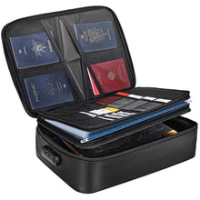 Load image into Gallery viewer, Document Storage Bag with Fire and Water Protection, Locking Security Closure
