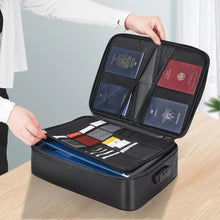 Load image into Gallery viewer, Document Storage Bag with Fire and Water Protection, Locking Security Closure
